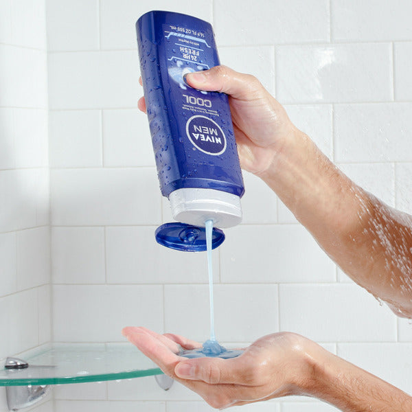NIVEA Men Cool 3-in-1 Body Wash with Menthol & Yuzu