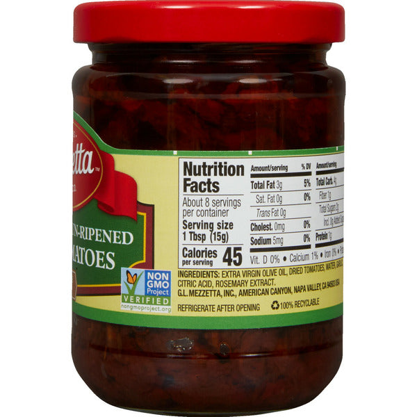 Mezzetta Julienne Cut Sun-Ripened Dried Tomatoes - Sulfite Free