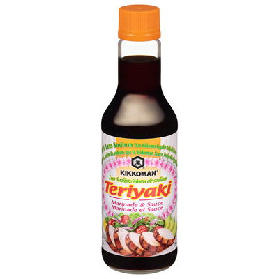 Kikkoman Marinada y Salsa Teriyaki con Menos Sodio