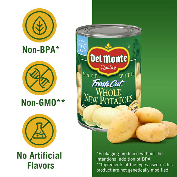 Papas Nuevas Enteras en Lata Del Monte Fresh Cut