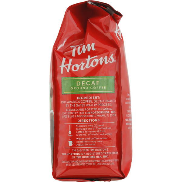 Café Molido Descafeinado Tim Hortons