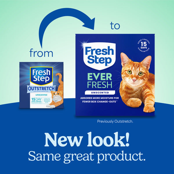 Fresh Step Ever Fresh Multi Cat Clumping Litter, Sin fragancia
