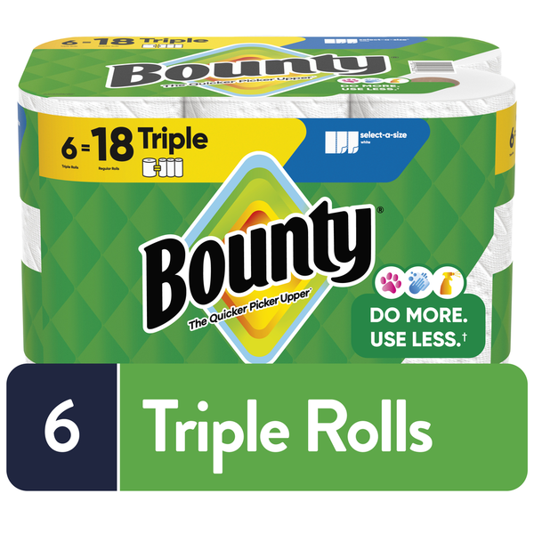 Toallas de papel Bounty Select-A-Size