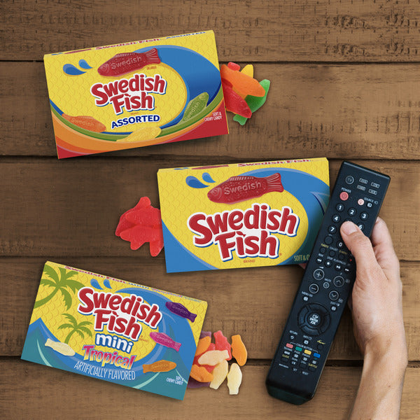 SWEDISH FISH Caramelo Gummy Suave y Masticable 3.1 oz