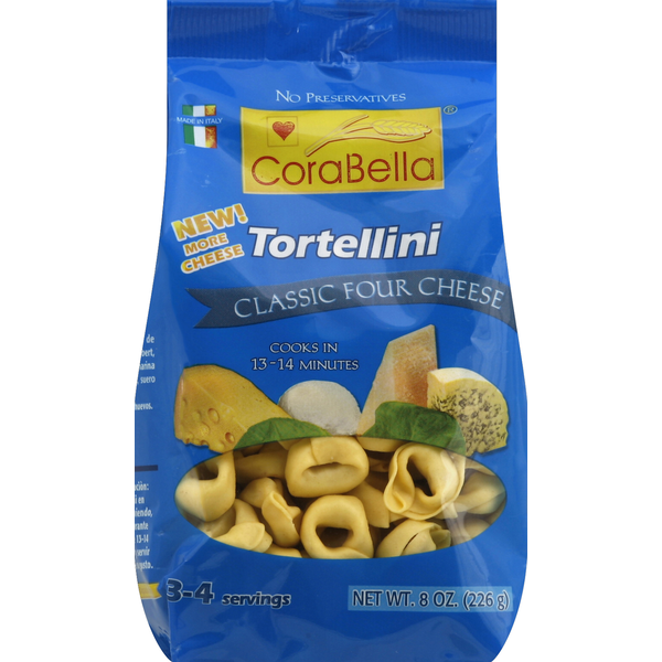 Tortellini Clásico de Cuatro Quesos CoraBella