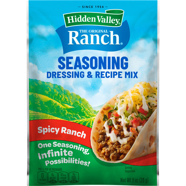 Mezcla de Aderezo y Sazonador Picante Hidden Valley Ranch, Sin Gluten