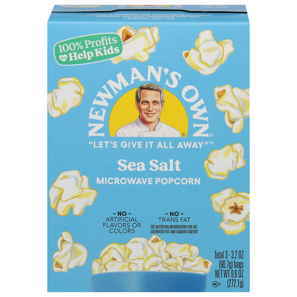 Newman's Own Natural Flavor Popcorn