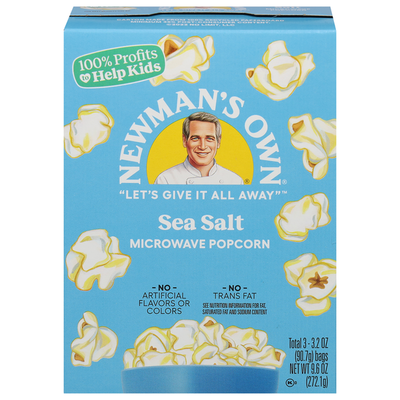 Palomitas de maíz de sabor natural de Newman's Own