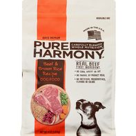 Pure Harmony Super Premium Dog Food - Carne de Res y Arroz Integral