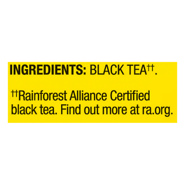 Lipton Yellow Label Thé Noir - Mélange de Qualité Supérieure
