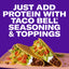 Conchas de Taco Bell Crunchy Taco