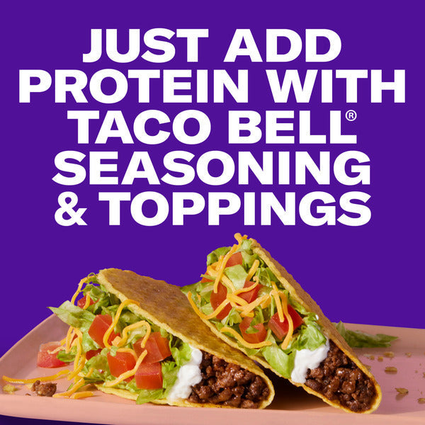 Conchas de Taco Bell Crunchy Taco