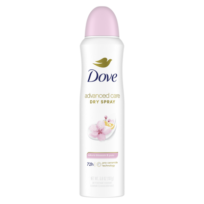 Desodorante Antitranspirante Dove Spray Seco Flor de Cerezo y Yuzu