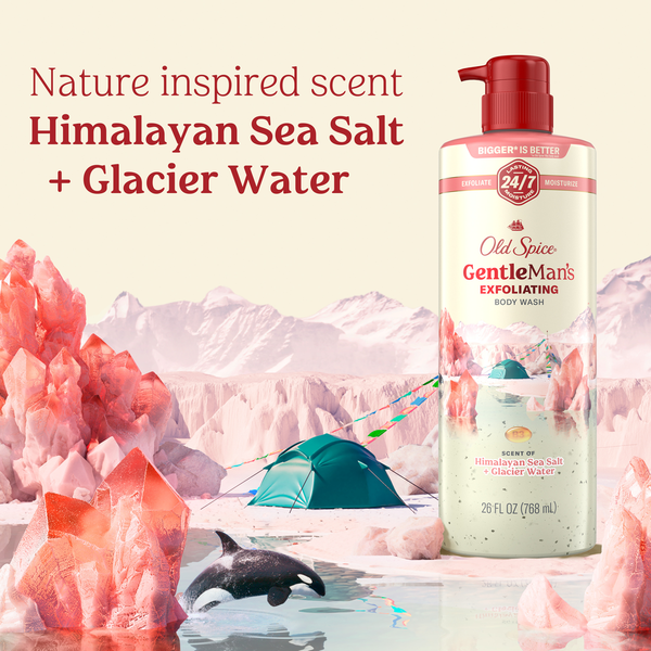 Old Spice Gel de Ducha con Sal del Mar de Himalaya para Hombres