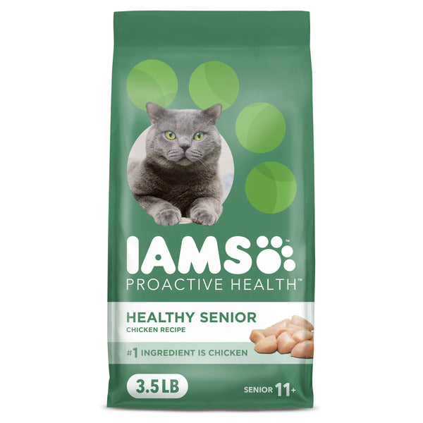 IAMS Proactive Health Healthy Senior Dry Cat Food - 3.5 lb