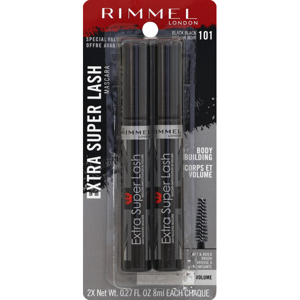 Mascara Rimmel London, Noir Noir 101