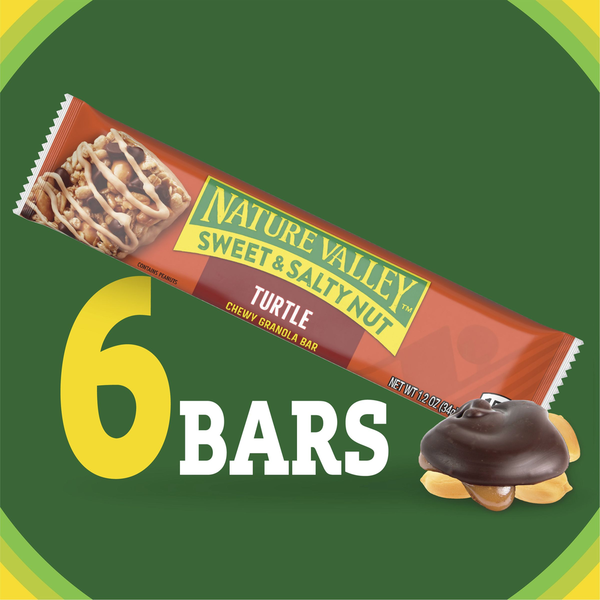 Barres de granola Nature Valley Turtle sucrées et salées aux noix