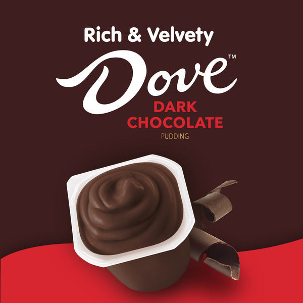 Cups de Pudding au Chocolat Noir DOVE Snack Pack