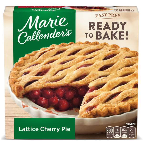 Marie Callender's Lattice Cherry Pie - Ready to Bake Frozen Dessert
