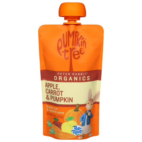 Organic Pumpkin Tree Fruit & Vegetable Puree - Apple, Carrot & Pumpkin