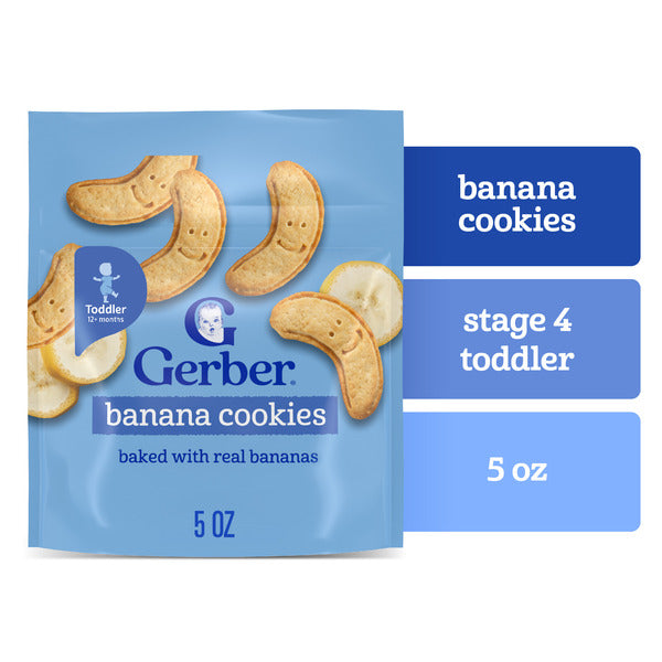 Biscuits à la banane Gerber - Snack délicieux pour bébé