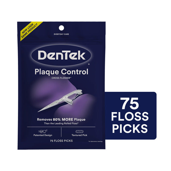 DenTek X-Shaped Flosser for Effective Plaque Control