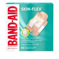 BAND-AID Skin-Flex Adhesive Bandages Assorted Sizes