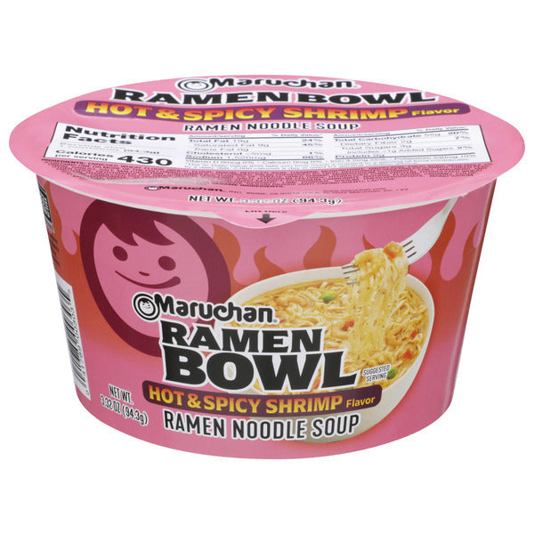 Bol de Ramen Maruchan, Crevettes Épicées