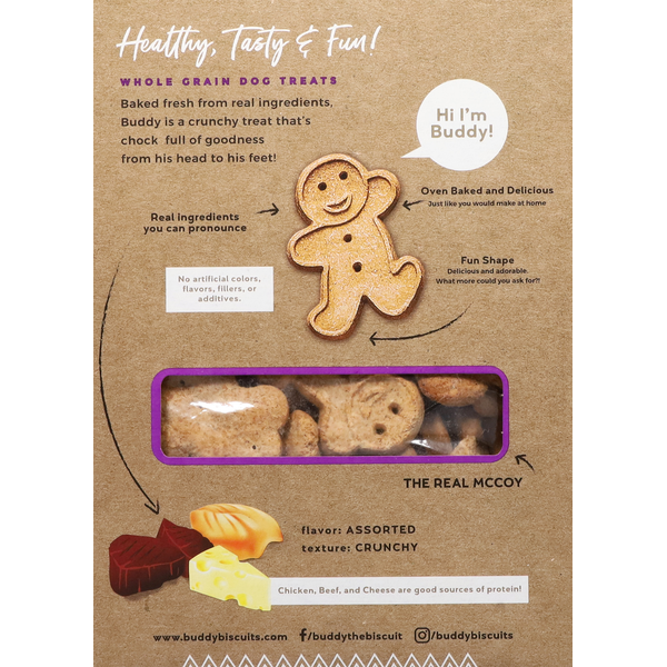 Buddy Biscuits Crunchy Dog Treats - Assorted Flavors