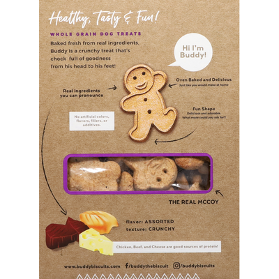Buddy Biscuits Crunchy Dog Treats - Assorted Flavors