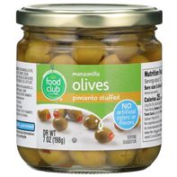 Food Club Pimiento Stuffed Manzanilla Olives