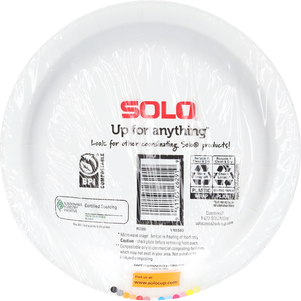 SOLO Paper Plates - Durable and Convenient Tableware