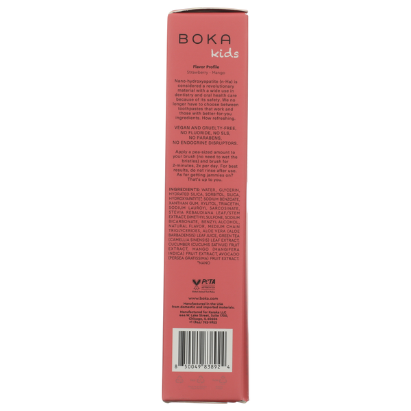 Dentifrice Boka Fraise Mangue