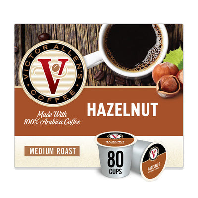 Victor Allen's Hazelnut Flavored Medium Roast Coffee Pods