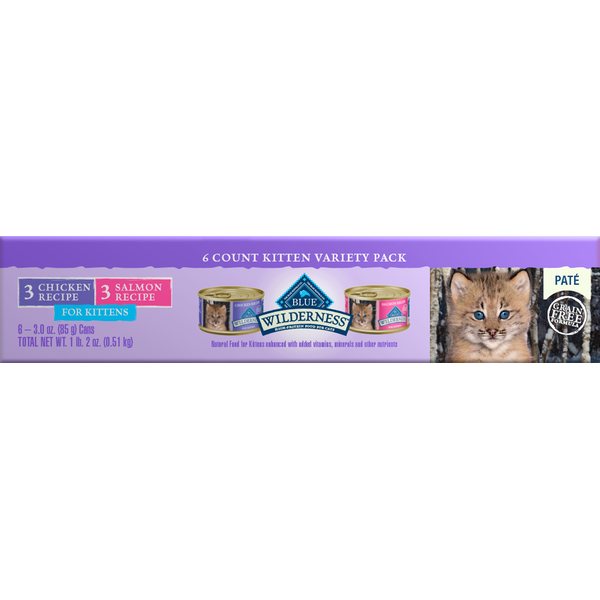 Blue Buffalo Kitten Pate Variety Pack