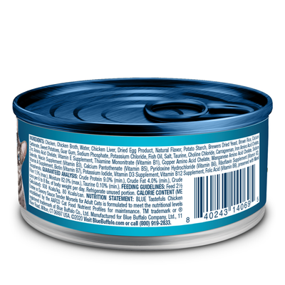 Blue Buffalo Tastefuls Comida Húmeda Natural para Gatos Adultos - Entrée de Pollo