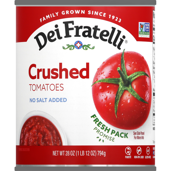 Tomates Triturados Dei Fratelli, Sin Sal Añadida