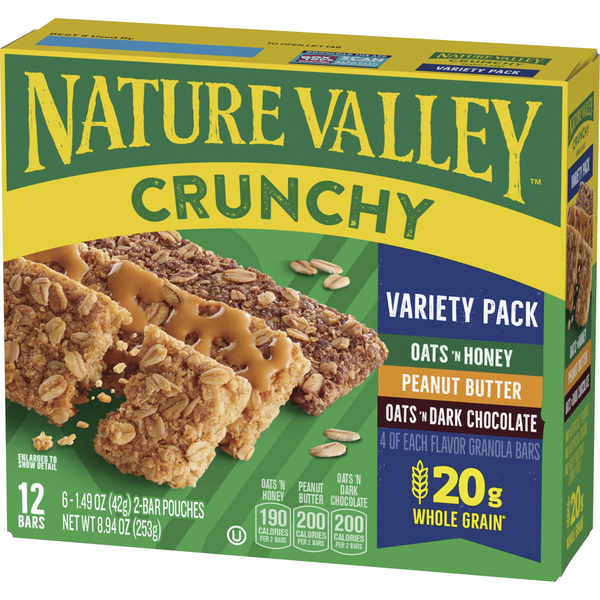 Nature Valley Crunchy Granola Bars Variety Pack
