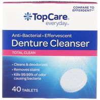 TopCare Effervescent Denture Cleaning Tablets