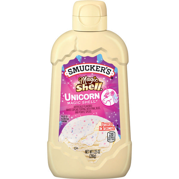 Cobertura de Cupcake Blanca de Unicornio Smucker's Magic Shell