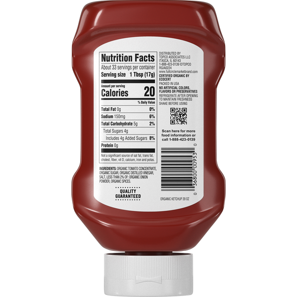 Ketchup aux tomates Full Circle