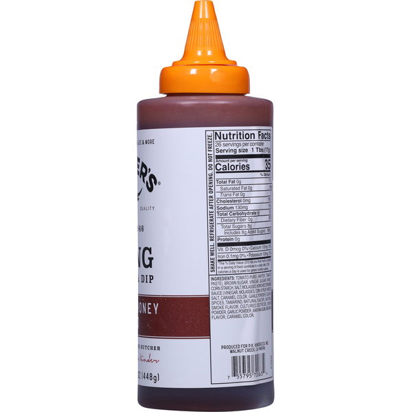 Sauce et trempette BBQ au miel collant de Kinder