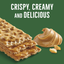 Barras de Wafle Cremosas y Crujientes de Mantequilla de Maní Nature Valley