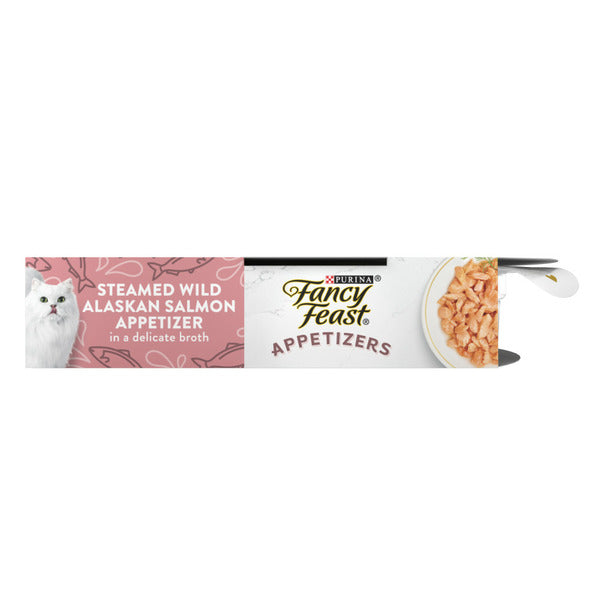 Purina Fancy Feast Lickable Grain Free Salmon Cat Food Topper