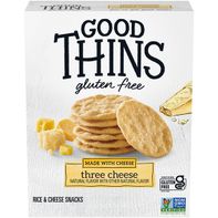 GOOD THINS Gluten Free Three Cheese Crackers