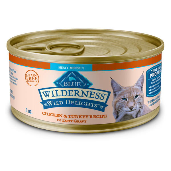 Blue Buffalo Wilderness Wild Delights Nourriture Humide pour Chats Sans Céréales