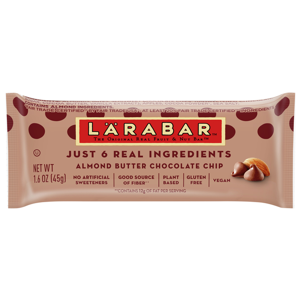 LÄRABAR Almond Butter Chocolate Chip Fruit & Nut Bar
