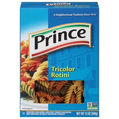 Pâtes Rotini Tricolores Prince