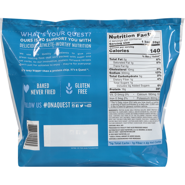 Quest Protein Chips - Ranch Flavor, Tortilla Style