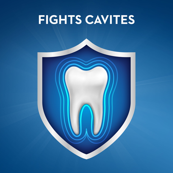 Pasta de dientes Crest para protección contra caries y sarro con bicarbonato y peróxido